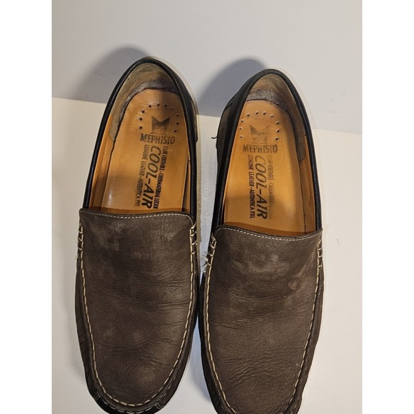 Mephisto Other - Mephisto Men's Brown Suede Leather Slip-On Loafer Shoes Size 10